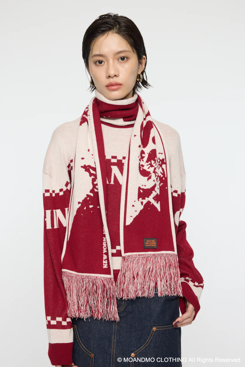 MOANDMO JACQUARD MUFFLER - Image 8